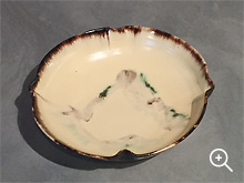 今古釉平鉢 Konko-yuu Hirabachi, Concord Glaze Wide Bowl 利茶土ミルグリム